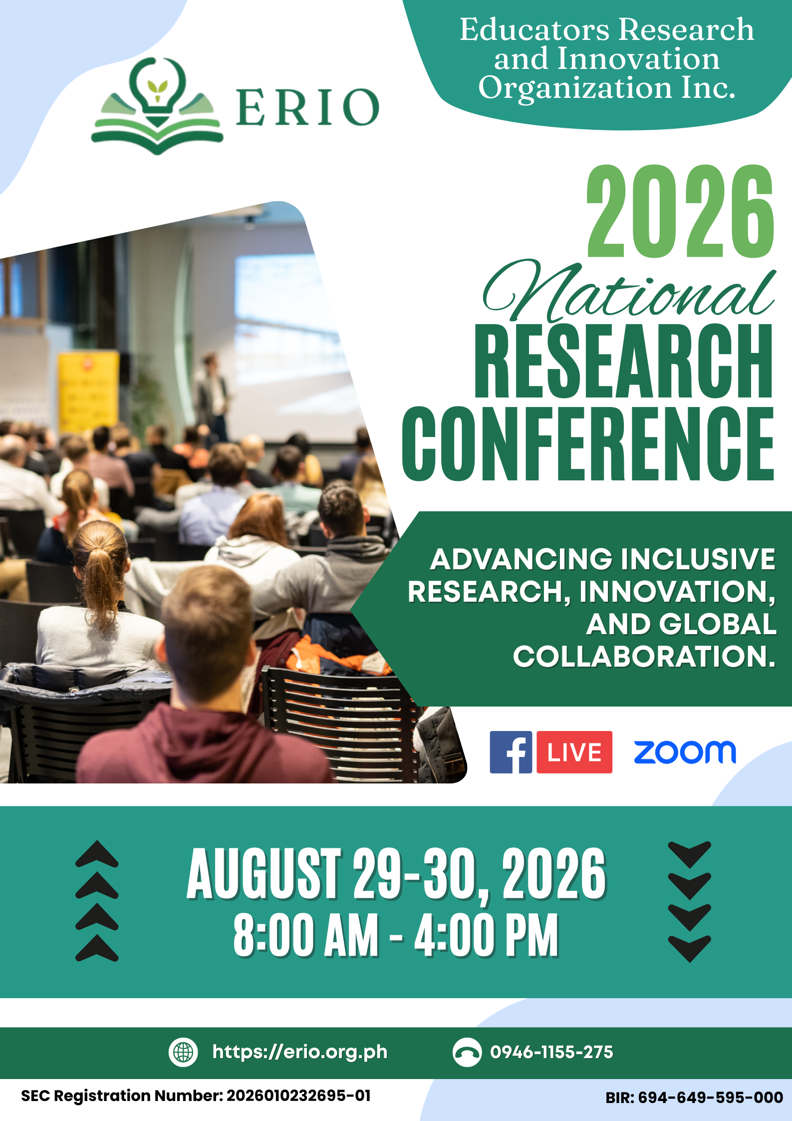 ERIO 2026 National Research Conference Poster